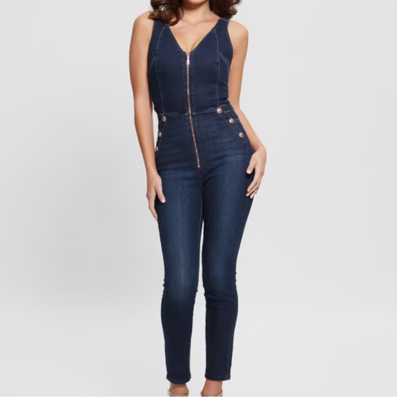 COPY - Guess Reina Jumpsuit Size 31x28 - Picture 1 of 15